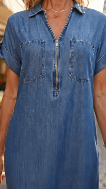 Galatea Polverini™ Effortless Shirt Dress with Pockets