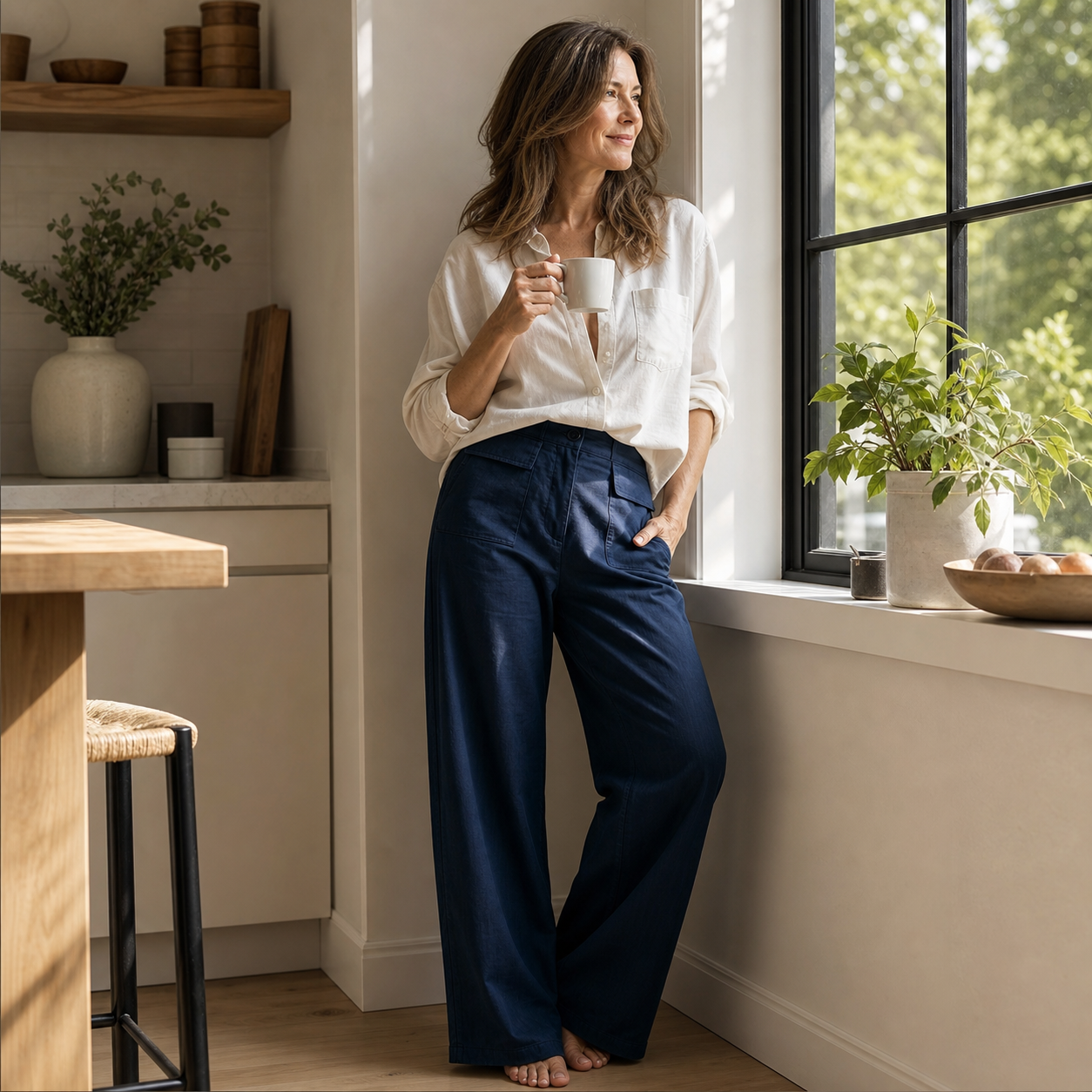 Galatea Sciacca™ Versatile Wide Leg Pants for Day and Evening Wear