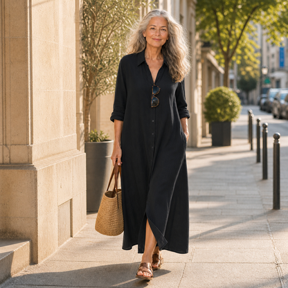 Gelsomina Cagnolati™ Oversized Shirt Dress for Easy Days