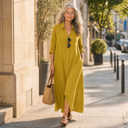 Gelsomina Cagnolati™ Oversized Shirt Dress for Easy Days