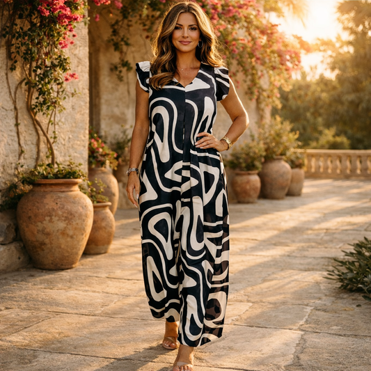 Gelsomina Campanella™ Effortless Ruffled Summer Jumpsuit