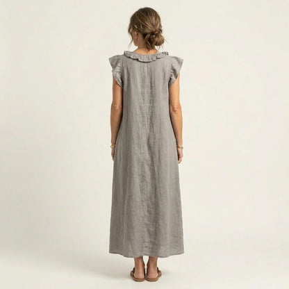 Gelsomina Stradiotto™ Flowy Ruffled Maxi Dress for Effortless Style