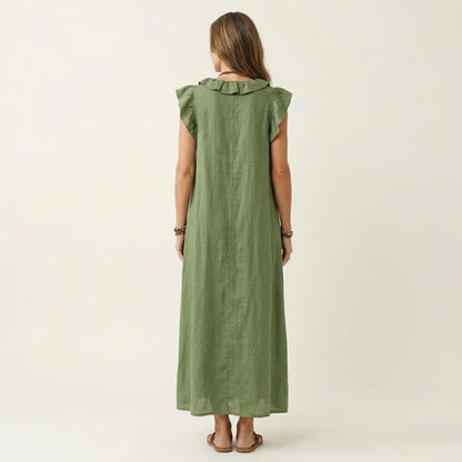 Gelsomina Stradiotto™ Flowy Ruffled Maxi Dress for Effortless Style