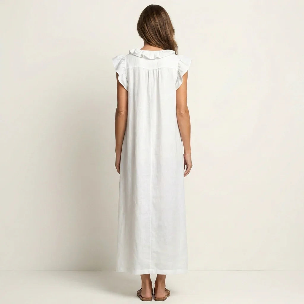 Gelsomina Stradiotto™ Flowy Ruffled Maxi Dress for Effortless Style