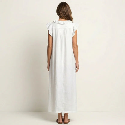 Gelsomina Stradiotto™ Flowy Ruffled Maxi Dress for Effortless Style