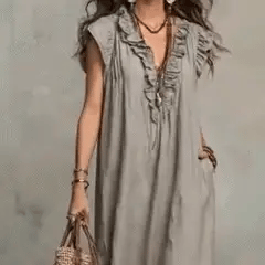 Gelsomina Stradiotto™ Flowy Ruffled Maxi Dress for Effortless Style