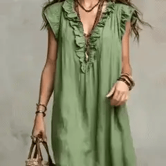 Gelsomina Stradiotto™ Flowy Ruffled Maxi Dress for Effortless Style
