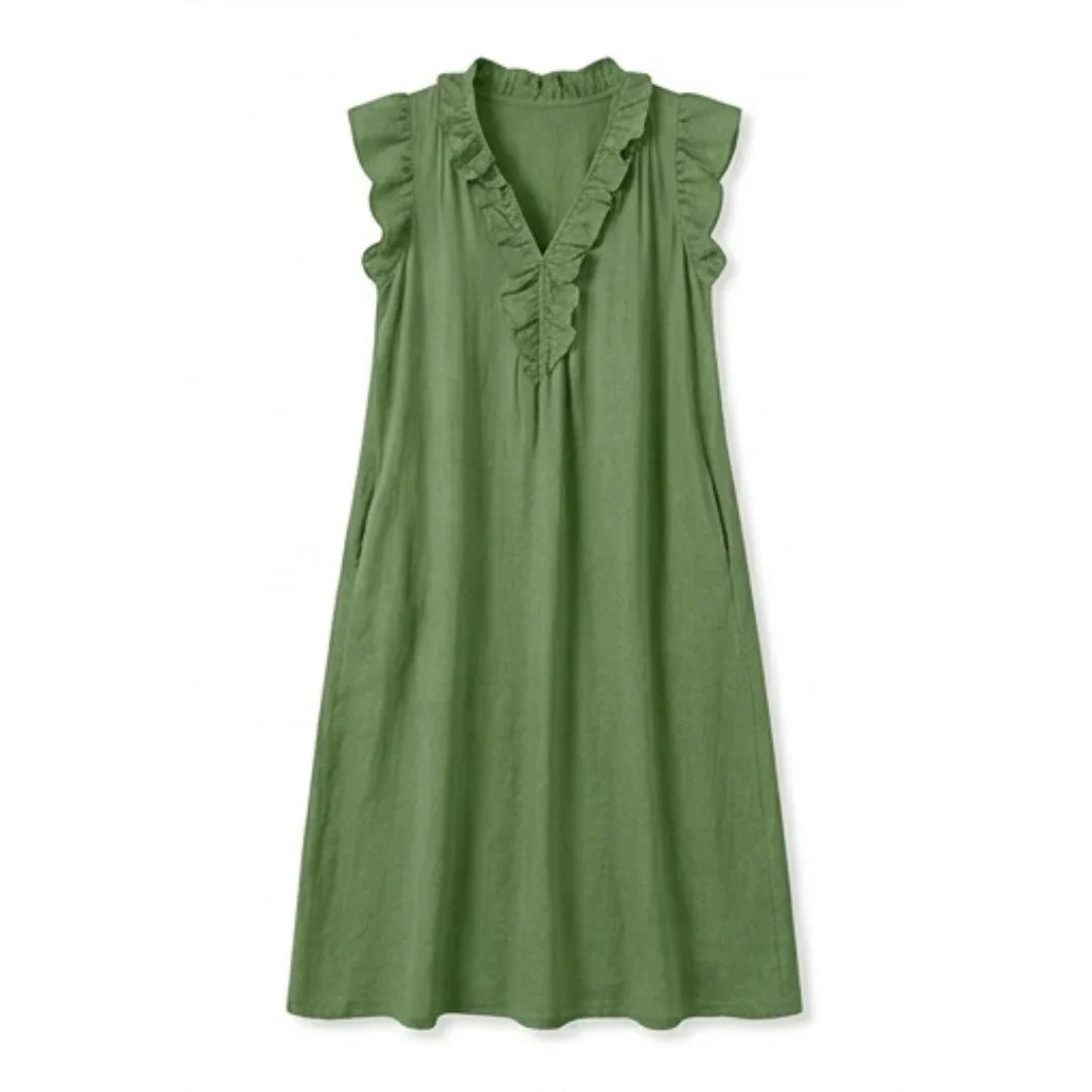 Gelsomina Stradiotto™ Flowy Ruffled Maxi Dress for Effortless Style