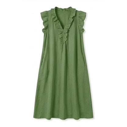 Gelsomina Stradiotto™ Flowy Ruffled Maxi Dress for Effortless Style