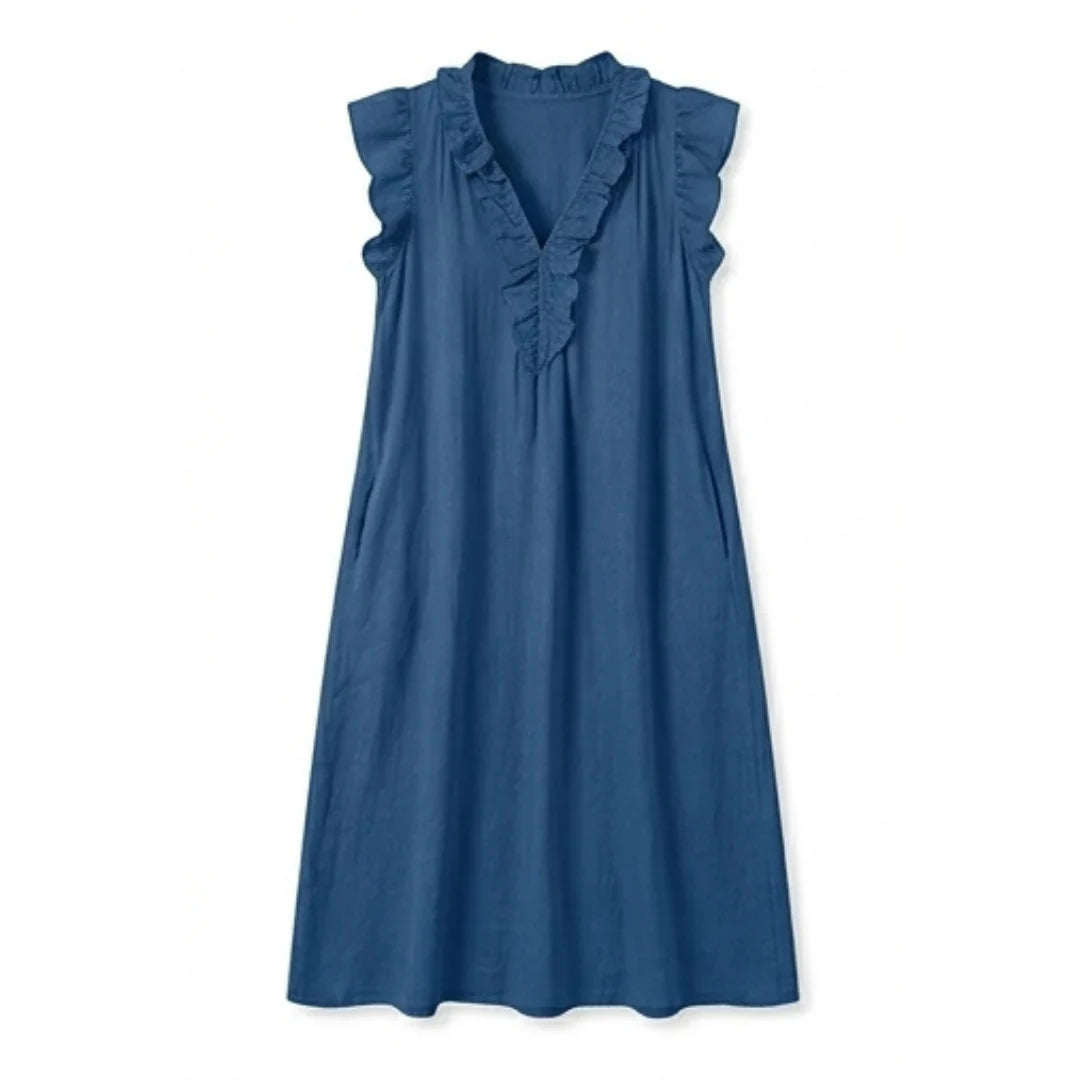 Gelsomina Stradiotto™ Flowy Ruffled Maxi Dress for Effortless Style
