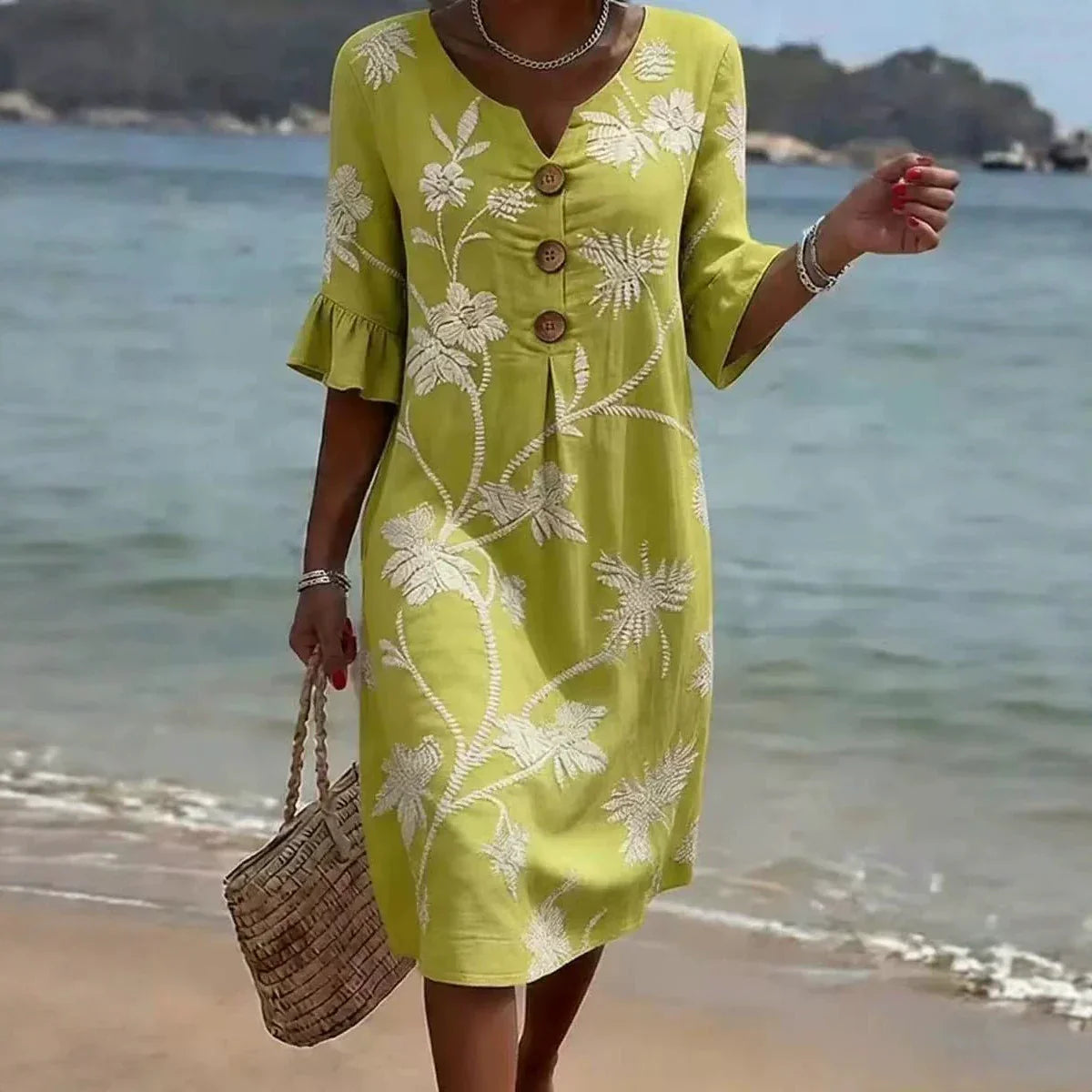 Gelsomina Zoli™ Breezy Floral Dress for Effortless Warm-Weather Style