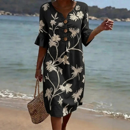 Gelsomina Zoli™ Breezy Floral Dress for Effortless Warm-Weather Style