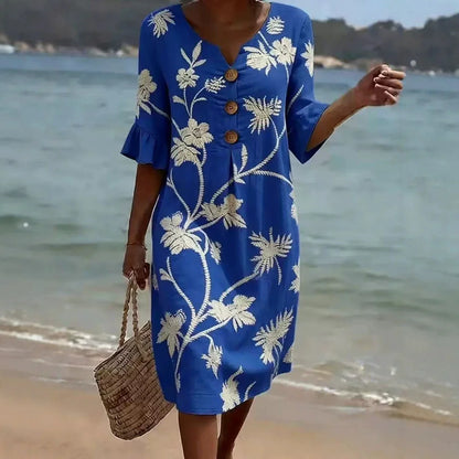 Gelsomina Zoli™ Breezy Floral Dress for Effortless Warm-Weather Style