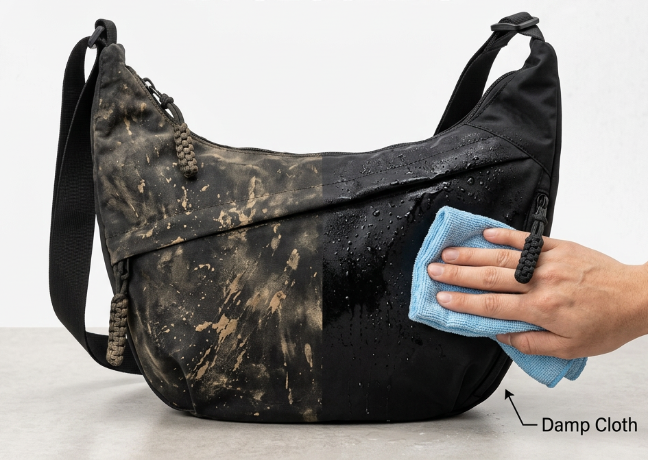 CompactCarry Pro™ Minimalist Nylon Crossbody Bag