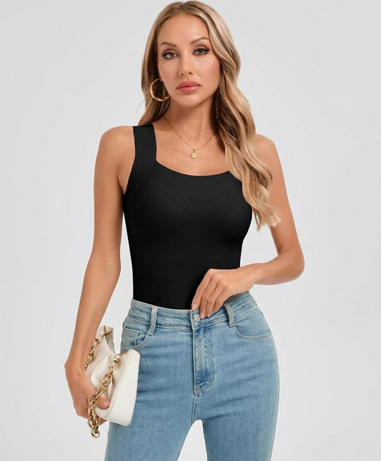 StretchWell™ Shaping Top with Soft Built-In Bra