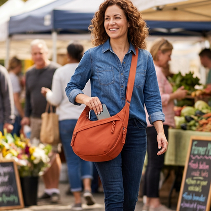 CompactCarry Pro™ Minimalist Nylon Crossbody Bag