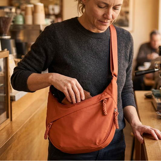 CompactCarry Pro™ Minimalist Nylon Crossbody Bag