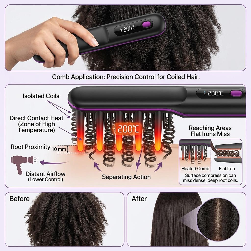 Silkané™ Wireless Ceramic Straightening Comb