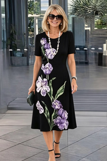Gina Cappellari™ Relaxed Pleated Color Block Dress
