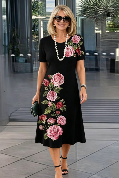 Gina Cappellari™ Relaxed Pleated Color Block Dress