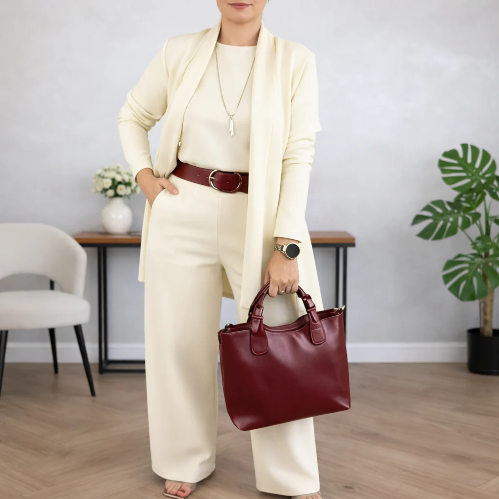 Giulia Carrozzi™ Elegant 3-Piece Cardigan Set