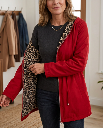 Giuseppa Bonfanti™ Reversible Hooded Jacket for Effortless Style