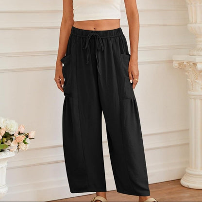 Giuseppina Mancini™ Breathable Wide Leg Linen Pants