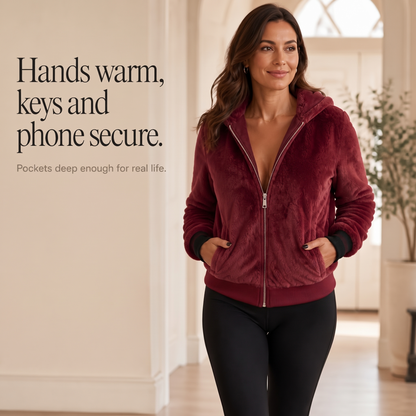 Giustina Pavan™ Faux Fur Jacket for Cozy Warmth