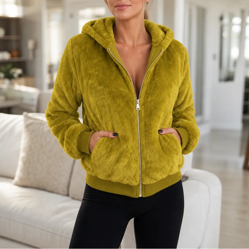Giustina Pavan™ Faux Fur Jacket for Cozy Warmth