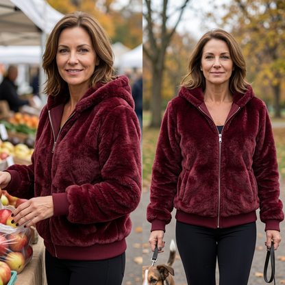 Giustina Pavan™ Faux Fur Jacket for Cozy Warmth