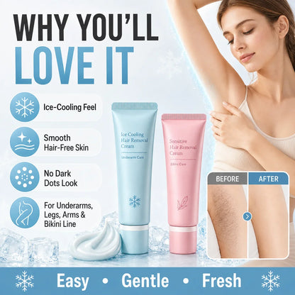 Glacène™ Gentle Hair Removal Cream for Sensitive Skin
