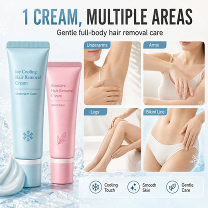 Glacène™ Gentle Hair Removal Cream for Sensitive Skin
