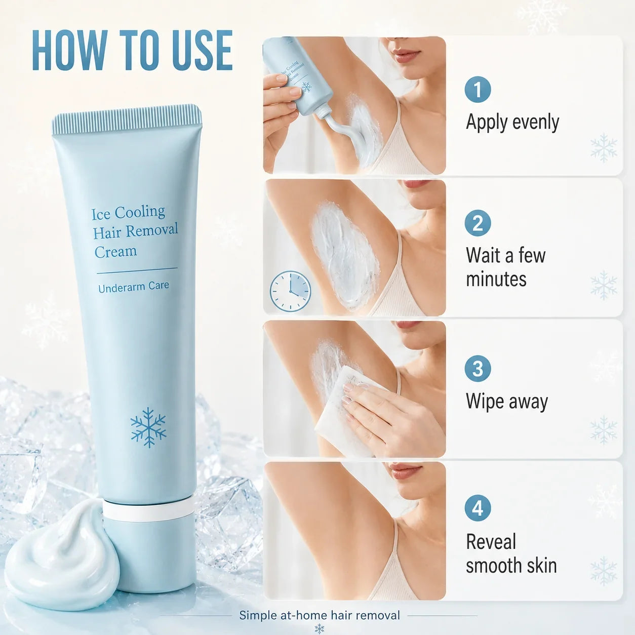 Glacène™ Gentle Hair Removal Cream for Sensitive Skin