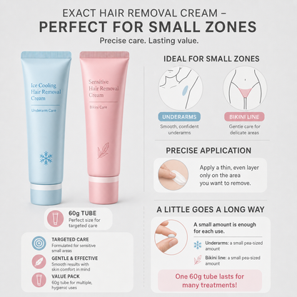 Glacène™ Gentle Hair Removal Cream for Sensitive Skin