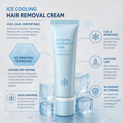 Glacène™ Gentle Hair Removal Cream for Sensitive Skin