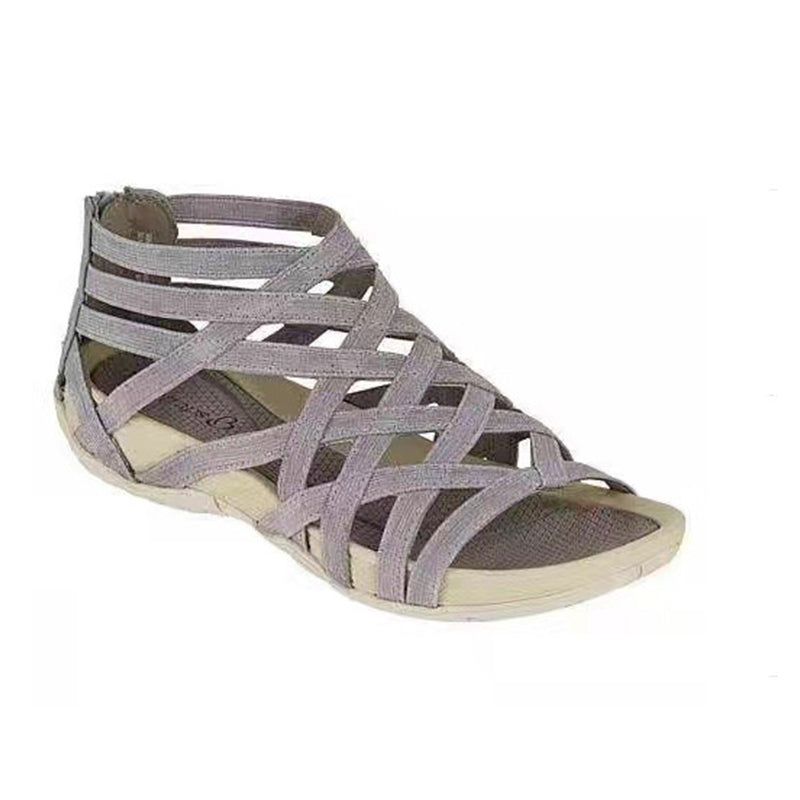 Gladiana™ Breathable Roman sandals with a round toe