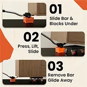 GlideMover Pro™ Heavy Furniture Lifter for Effortless Solo Moving