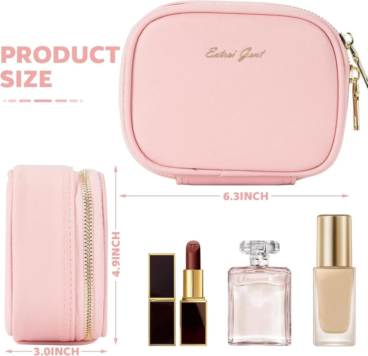GlowKit Pro+™ Compact Makeup Bag with LED Mirror