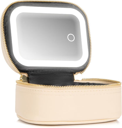 GlowKit Pro+™ Compact Makeup Bag with LED Mirror