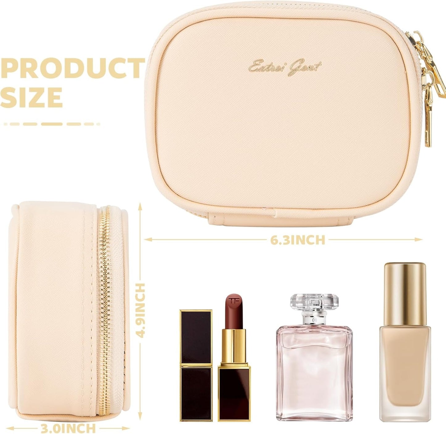 GlowKit Pro+™ Compact Makeup Bag with LED Mirror