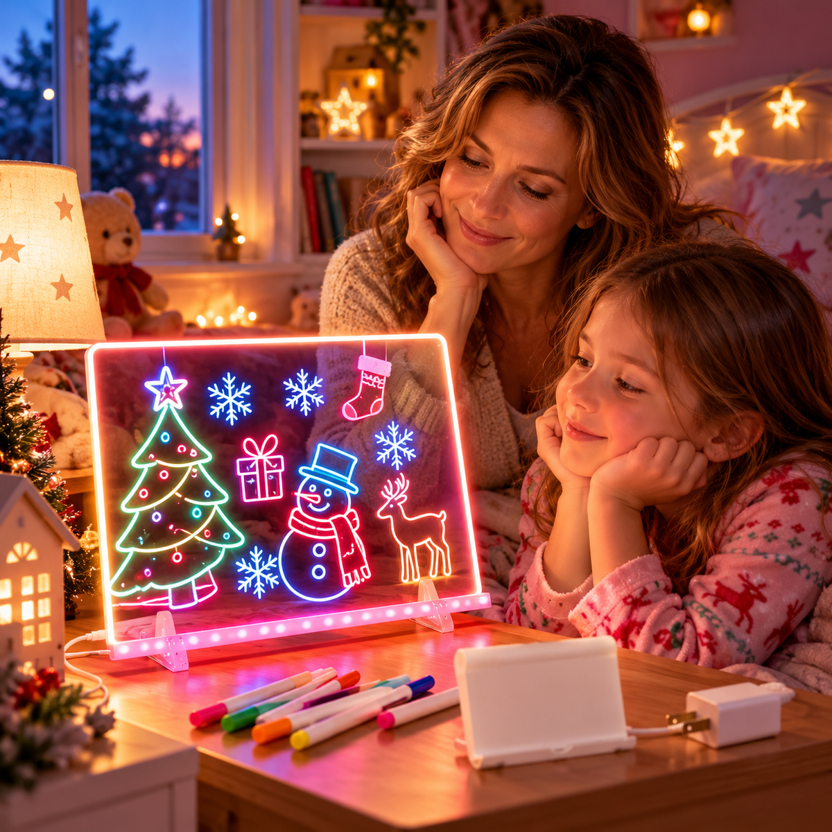 Glowvix™ Glowing Doodle Board for Screen-Free Fun