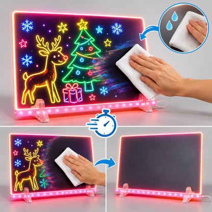 Glowvix™ Glowing Doodle Board for Screen-Free Fun
