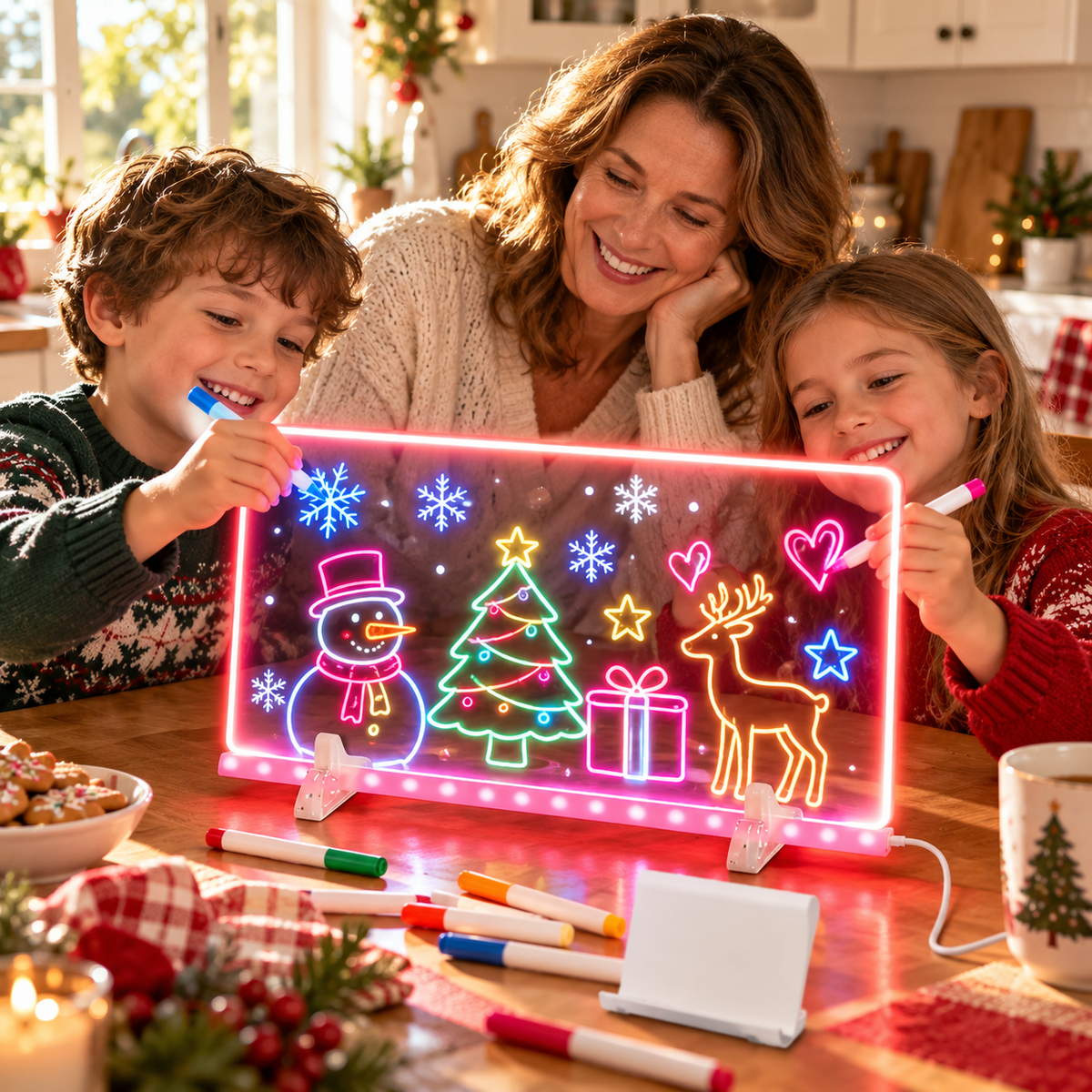 Glowvix™ Glowing Doodle Board for Screen-Free Fun