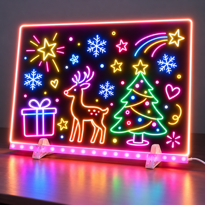Glowvix™ Glowing Doodle Board for Screen-Free Fun