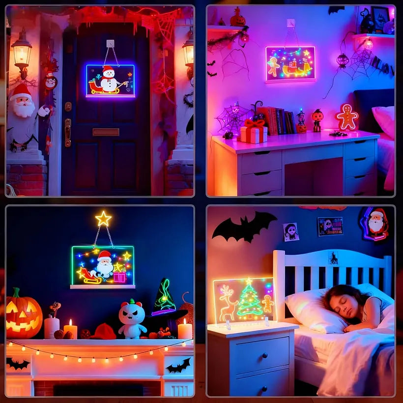 Glowvix™ Glowing Doodle Board for Screen-Free Fun