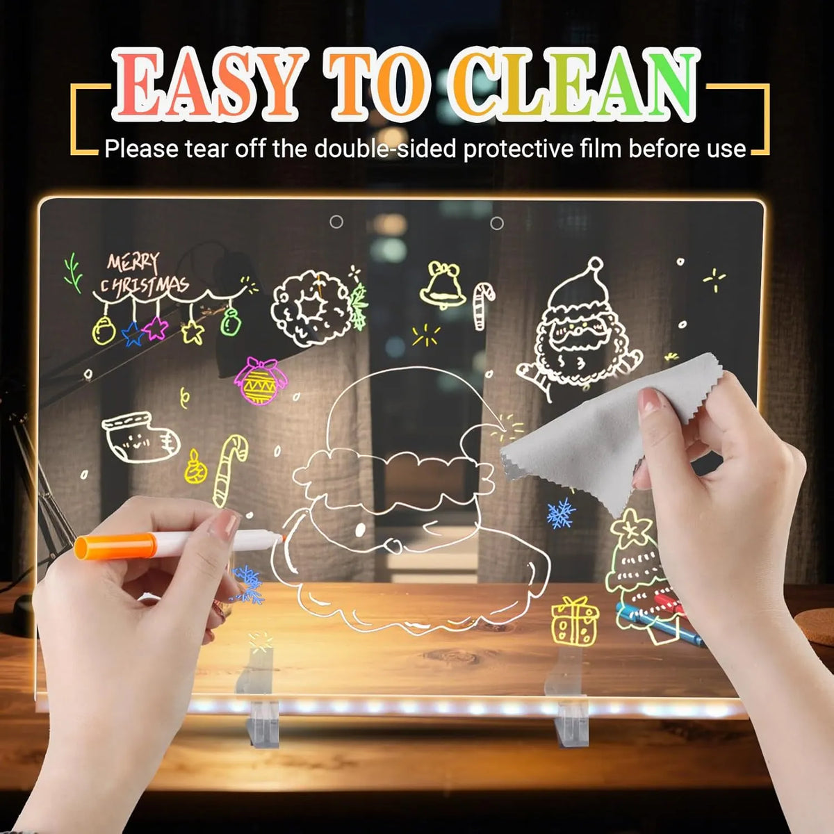 Glowvix™ Glowing Doodle Board for Screen-Free Fun