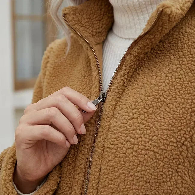 Gregoria Caputo™ Textured Zip Jacket for Effortless Everyday Style