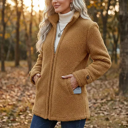Gregoria Caputo™ Textured Zip Jacket for Effortless Everyday Style
