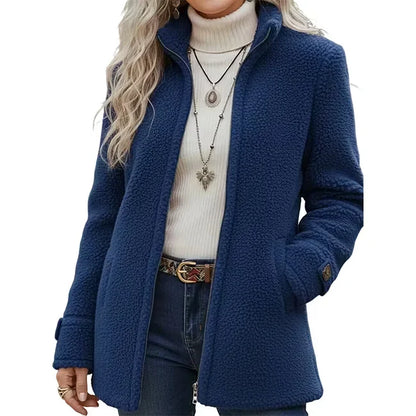 Gregoria Caputo™ Textured Zip Jacket for Effortless Everyday Style