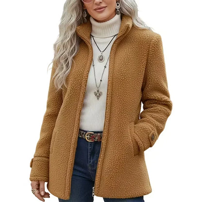 Gregoria Caputo™ Textured Zip Jacket for Effortless Everyday Style